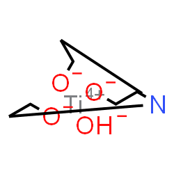 2,2',2''-nitrilotriethanol, compound with titanium tetrahydroxide Structure