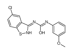 1-(5-chloro-1,2-benzothiazol-3-yl)-3-(3-methoxyphenyl)urea结构式
