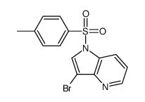 3-溴-1-(甲苯-4-磺酰基)-1H-吡咯并[3,2-b]吡啶结构式