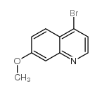 4-溴-7-甲氧基喹啉结构式