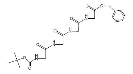 {2-[2-(2-tert-butoxycarbonylamino-acetylamino)-acetylamiono]-acetylamino}-acetic acid benzyl ester Structure