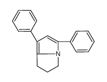 5,7-diphenyl-2,3-dihydro-1H-pyrrolizine结构式