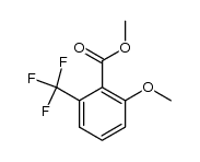 2-Methoxy-6-trifluoromethyl-benzoesauremethylester Structure