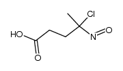 4-nitroso-4-chloropentanoic acid结构式