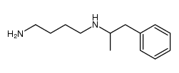 N-(4-aminobutyl)amphetamine Structure