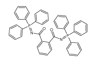 N,N'-o-phthaloylbis(P,P,P-triphenylphospha-λ5-azene) Structure