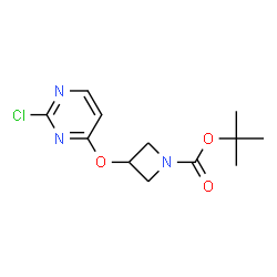 3-((2-氯嘧啶-4-基)氧基)氮杂环丁烷-1-羧酸叔丁酯结构式