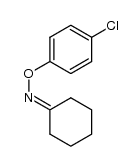 cyclohexanone O-(4-chlorophenyl) oxime结构式