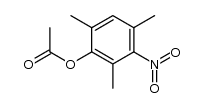 acetic acid-(2,4,6-trimethyl-3-nitro-phenyl ester) Structure