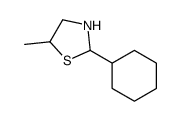 2-cyclohexyl-5-methyl-1,3-thiazolidine结构式