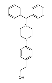 2-(4-(4-benzhydryl-1-piperazinyl)phenyl)ethyl alcohol结构式