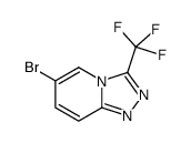 1,2,4-Triazolo[4,3-a]pyridine, 6-bromo-3-(trifluoromethyl)- Structure