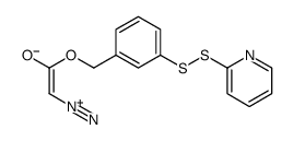 3-(2'-pyridyldithio)benzyldiazoacetate结构式