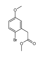 2-溴-5-甲氧基苯乙酸甲酯结构式