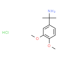 2-(3,4-二甲氧基苯基)丙基-2-胺盐酸盐结构式