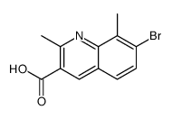 7-溴-2,8-二甲基喹啉-3-羧酸图片