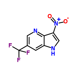 3-Nitro-6-trifluoromethyl-4-azaindole Structure
