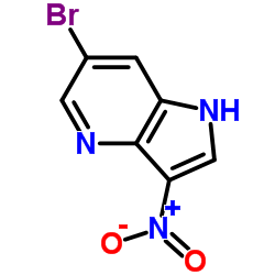 6-Bromo-3-nitro-1H-pyrrolo[3,2-b]pyridine Structure