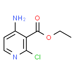 4-氨基-2-氯烟酸乙酯结构式