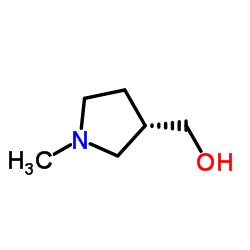(S)-3-羟甲基-1-甲基吡咯烷结构式