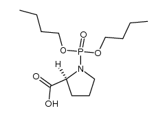 N-dibutyloxyphosphoryl-Pro结构式