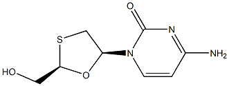 Lamivudine-15N2,13C Structure