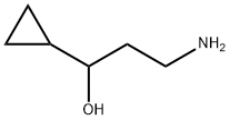 3-氨基-1-环丙基丙烷-1-醇结构式