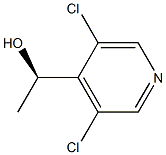 (R)-1-(3,5-二氯吡啶-4-基)乙醇结构式