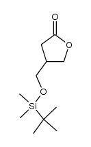(R/S)-4-[(t-butyl)dimethylsilyloxy-methyl]-dihydrofuran-2-one Structure