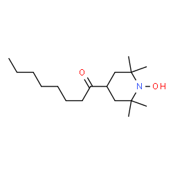 2,2,6,6-tetramethyl-4-capryloylpiperidine-1-oxyl结构式