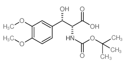 Boc-D-threo-3-(3,4-dimethoxyphenyl)serine structure
