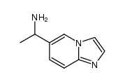 alpha-甲基咪唑并[1,2-a]吡啶-6-甲胺结构式