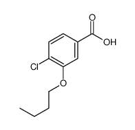 3-Butoxy-4-chlorobenzoic acid Structure