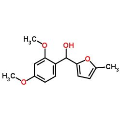 (2,4-Dimethoxyphenyl)(5-methyl-2-furyl)methanol Structure