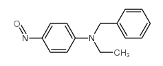 N-ethyl-N-benzyl-4-nitrosoaniline结构式