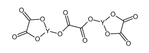 草酸钇(III)水合物结构式