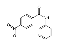 4-nitro-N-pyridin-3-ylbenzamide结构式