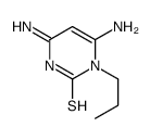 4,6-diamino-1-propylpyrimidine-2-thione结构式
