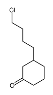 3-(4-chlorobutyl)cyclohexan-1-one Structure