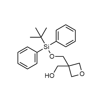 (3-(((Tert-butyldiphenylsilyl)oxy)methyl)oxetan-3-yl)methanol Structure