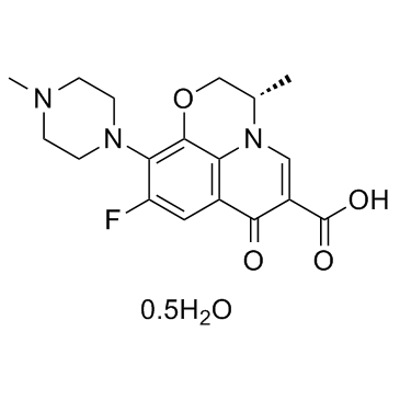 Levofloxacin hydrate structure