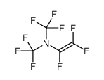1,2,2-trifluoro-N,N-bis(trifluoromethyl)ethenamine结构式
