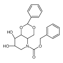 N-苄氧羰基-4,6-邻苯基亚甲基脱氧野霉素结构式