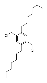1,4-bis(chloromethyl)-2,5-diheptylbenzene Structure