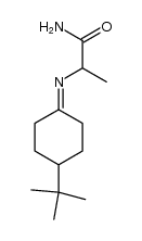 2-((4-(tert-butyl)cyclohexylidene)amino)propanamide结构式
