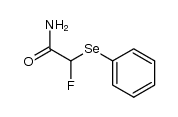 2-fluoro-2-(phenylselanyl)acetamide结构式