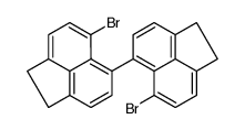 5-bromo-6-(6-bromo-1,2-dihydroacenaphthylen-5-yl)-1,2-dihydroacenaphthylene Structure