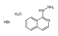 1-hydrazinoisoquinoline hydrobromide hydrate Structure