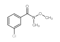 3-chloro-n-methoxy-n-methylbenzamide structure