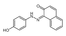 (1Z)-1-[(4-hydroxyphenyl)hydrazinylidene]naphthalen-2-one结构式